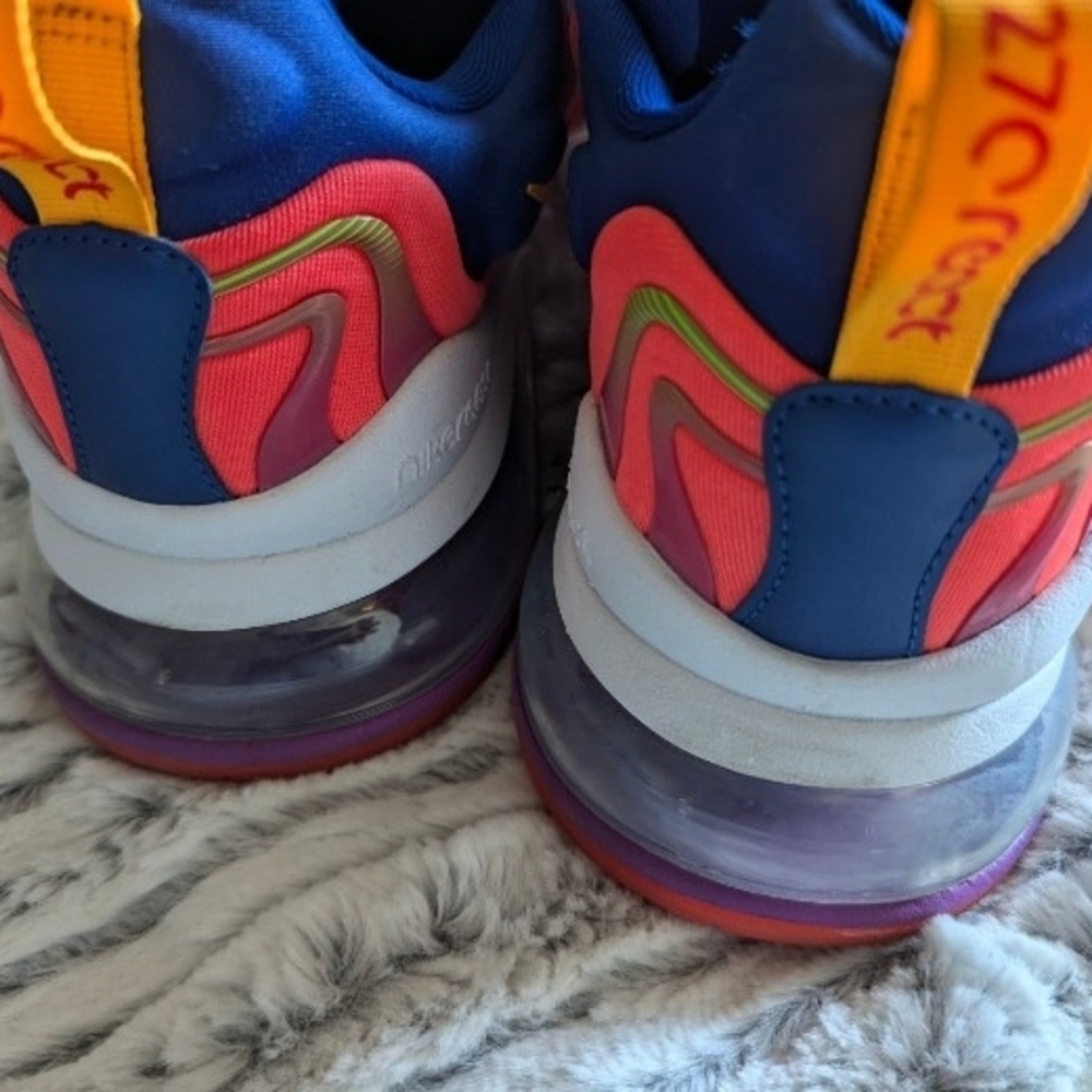 Nike Multicolor Athletic Sneakers — Pink/Green/Blue - Picture 9 of 12